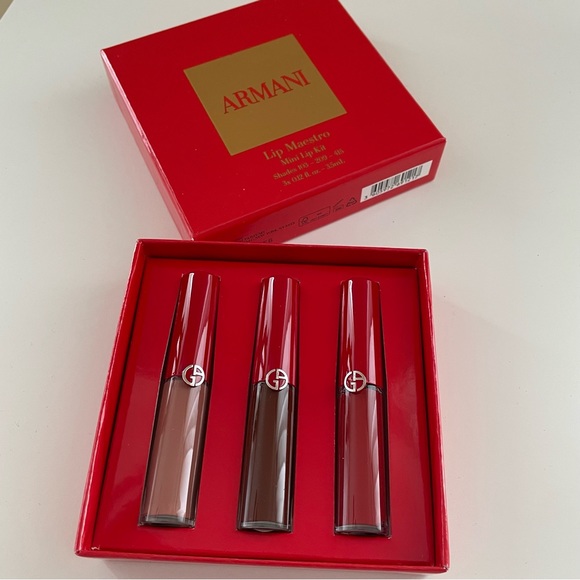 Armani Beauty Mini Lip Maestro Trio Set - Picture 3 of 7